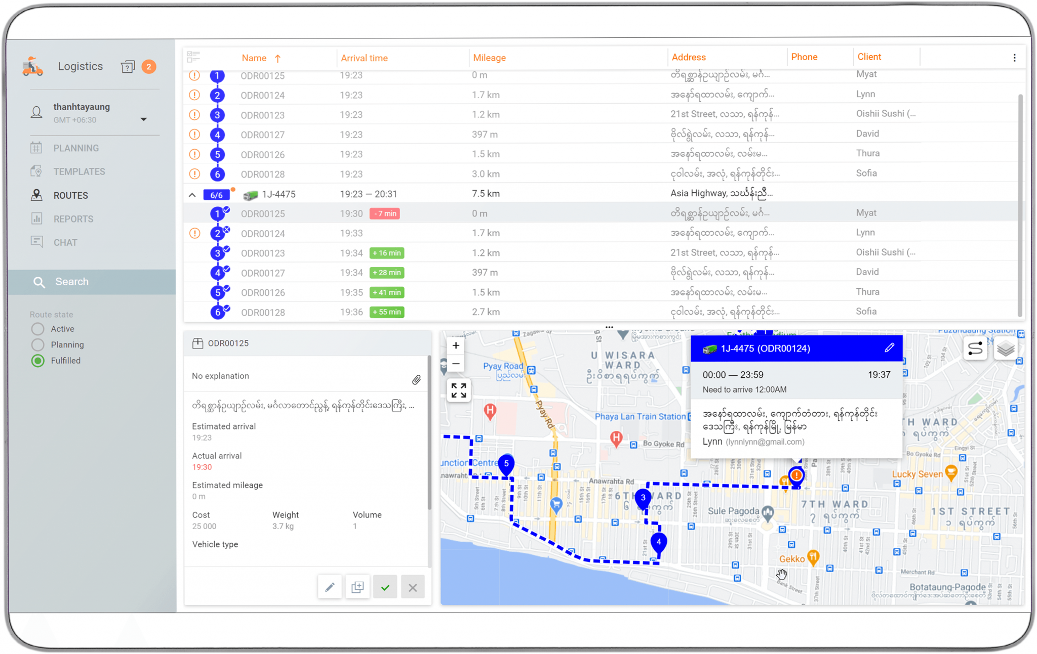 Logistics App TELEMATICS GPS TRACKING GPS FLEET MANAGEMENT